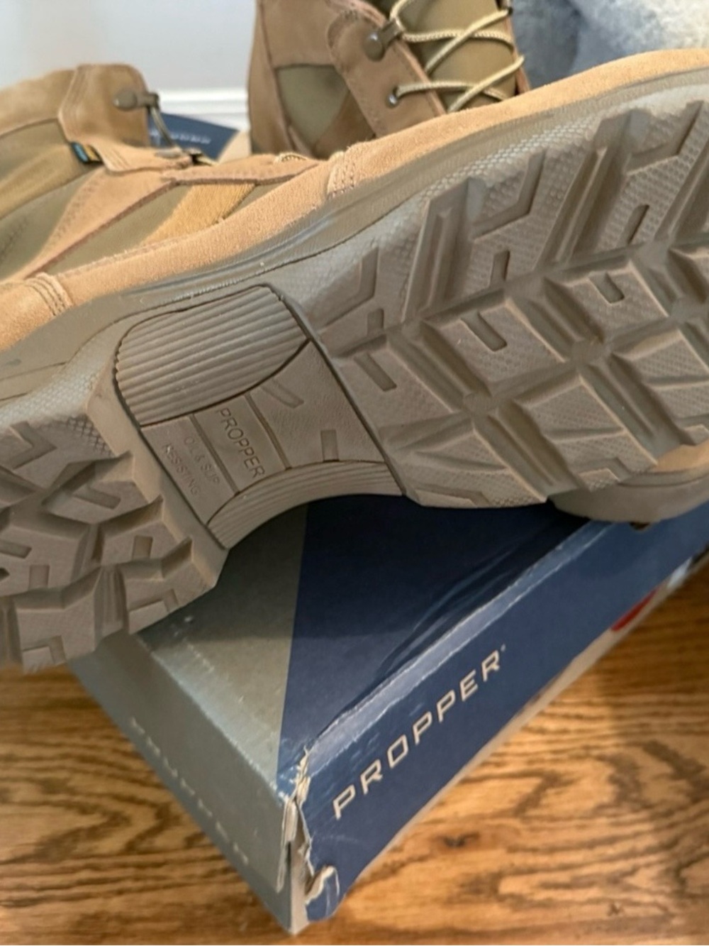 Propper Tan Lace-Up Tactical Boots - Picture 3 of 5